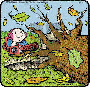 Ziggy on Monday October 26, 2015 Comic Strip