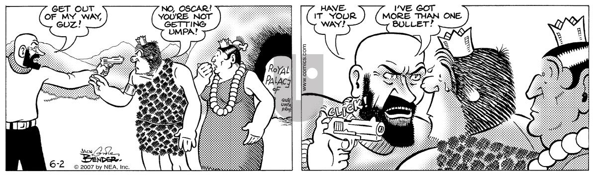 Alley Oop - Saturday June 2, 2007 Comic Strip