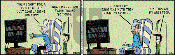 Grand Avenue on Wednesday January 24, 2024 Comic Strip