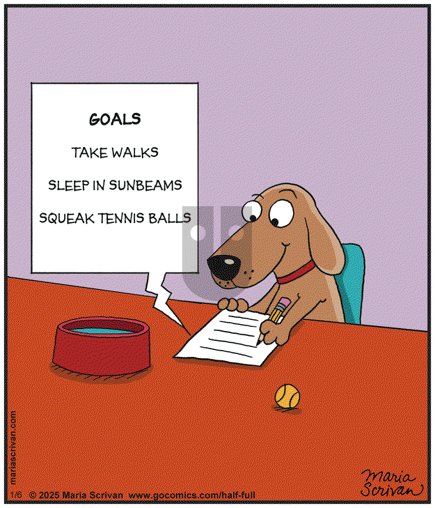 Half Full on Monday January 6, 2025 Comic Strip