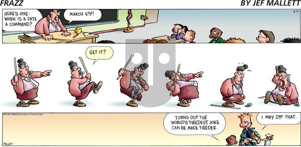 Frazz on Sunday March 4, 2012 Comic Strip