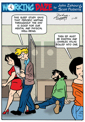 Working Daze - Wednesday November 22, 2023 Comic Strip