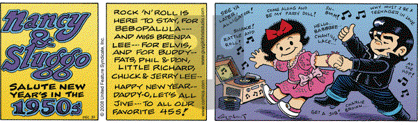 Nancy on Wednesday December 31, 2008 Comic Strip