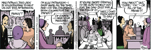 For Better or For Worse - Thursday November 30, 2023 Comic Strip