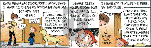 Red and Rover on Saturday November 2, 2013 Comic Strip