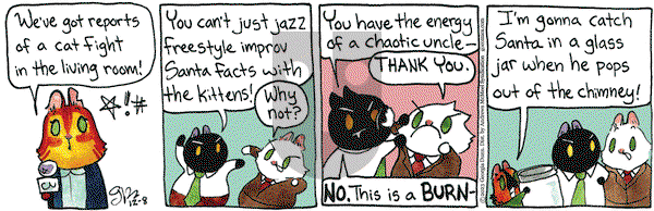 Breaking Cat News - Friday December 8, 2023 Comic Strip