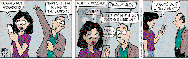 Luann on Tuesday July 23, 2019 Comic Strip