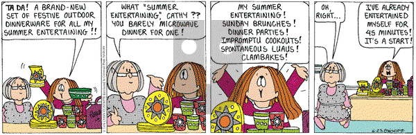 Cathy Classics on Wednesday June 23, 1999 Comic Strip