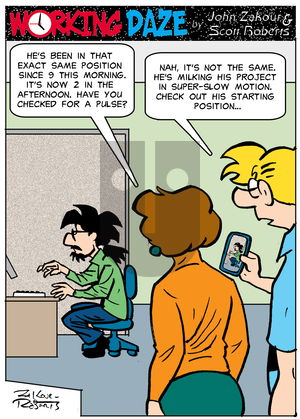 Working Daze on Monday May 12, 2025 Comic Strip