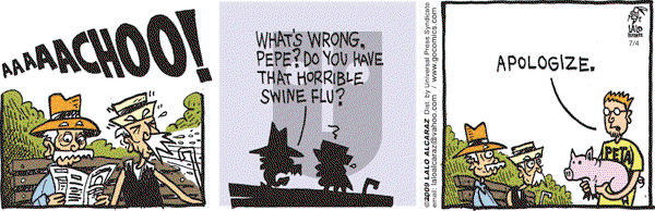 La Cucaracha on Saturday July 4, 2009 Comic Strip