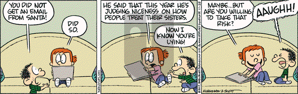 Baby Blues on Tuesday November 28, 2017 Comic Strip