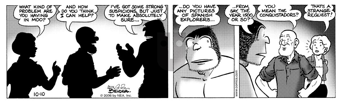 Alley Oop - Tuesday October 10, 2006 Comic Strip
