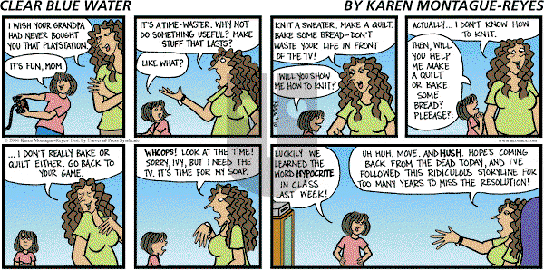Clear Blue Water on Sunday September 10, 2006 Comic Strip
