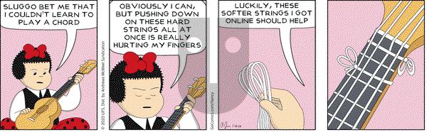 Nancy on Monday November 16, 2020 Comic Strip