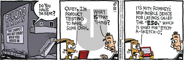 La Cucaracha on Wednesday July 4, 2012 Comic Strip