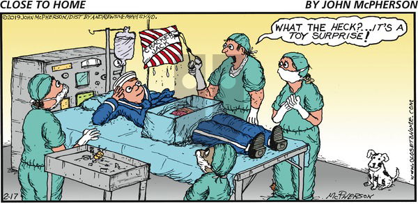 Close to Home on Sunday February 17, 2019 Comic Strip