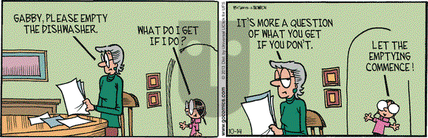 Grand Avenue on Monday October 14, 2013 Comic Strip