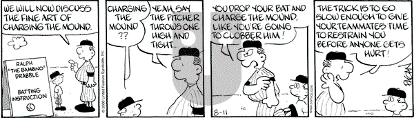 Drabble on Friday August 11, 2000 Comic Strip