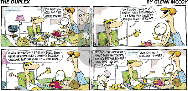 The Duplex on Sunday July 9, 2000 Comic Strip