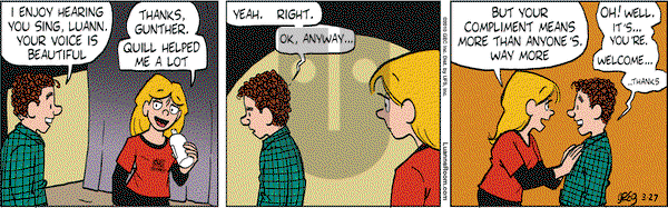 Luann on Saturday March 27, 2010 Comic Strip