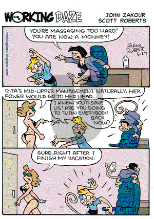 Working Daze on Saturday June 27, 2009 Comic Strip
