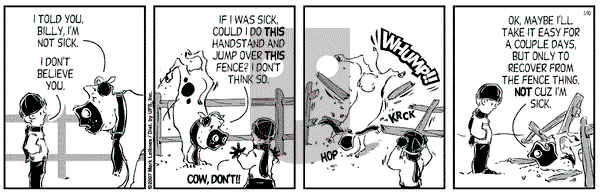Cow and Boy Classics on Wednesday January 10, 2007 Comic Strip