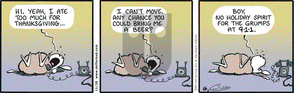 DeFlocked on Thursday November 28, 2013 Comic Strip