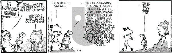 Over the Hedge on Thursday September 4, 2003 Comic Strip