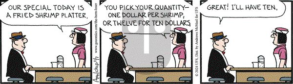 The Born Loser on Thursday November 7, 2024 Comic Strip