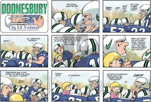 Doonesbury on Sunday November 3, 2002 Comic Strip