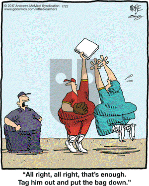 In the Bleachers on Saturday July 22, 2017 Comic Strip