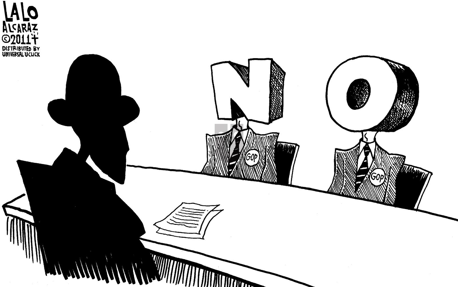 Lalo Alcaraz - Tuesday July 26, 2011 Comic Strip