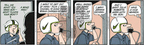 Doonesbury on Thursday March 1, 2001 Comic Strip