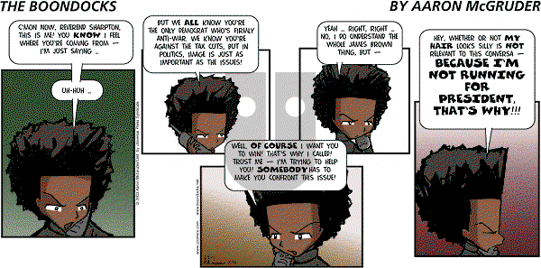 The Boondocks on Sunday September 19, 2010 Comic Strip
