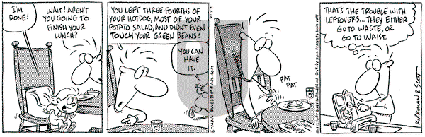 Baby Blues - Saturday February 22, 1997 Comic Strip