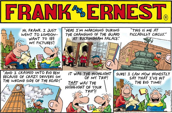Frank and Ernest on Sunday October 4, 2015 Comic Strip