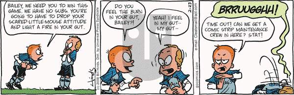Cleats on Saturday February 23, 2008 Comic Strip