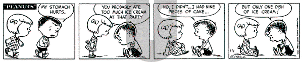 Peanuts on Friday May 4, 1951 Comic Strip