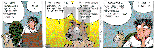 Get Fuzzy on Saturday January 12, 2008 Comic Strip