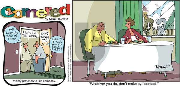 Cornered on Sunday September 28, 2014 Comic Strip