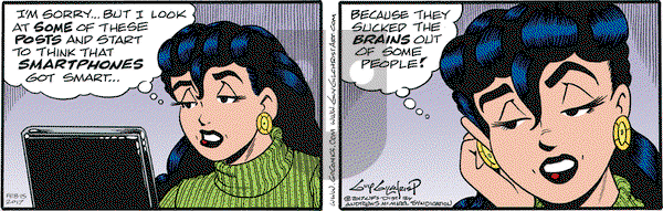 Nancy on Wednesday February 15, 2017 Comic Strip