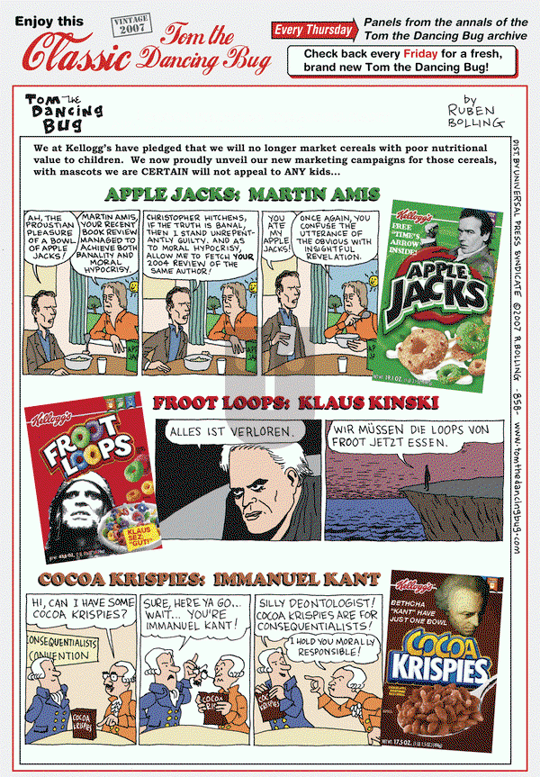 Tom the Dancing Bug on Thursday November 17, 2016 Comic Strip