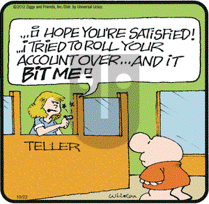 Ziggy on Monday October 22, 2012 Comic Strip