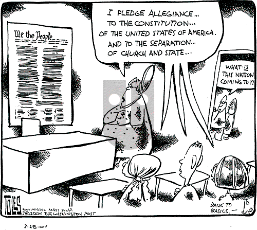 Tom Toles - Sunday March 28, 2004 Comic Strip