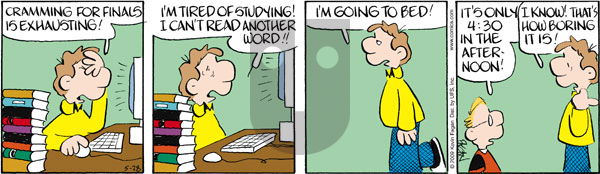 Drabble on Thursday May 28, 2009 Comic Strip