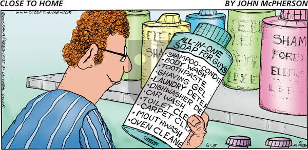 Close to Home on Sunday June 5, 2011 Comic Strip