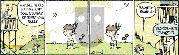 Wallace the Brave on Saturday July 28, 2018 Comic Strip