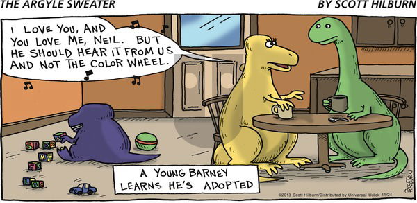 The Argyle Sweater on Sunday November 24, 2013 Comic Strip