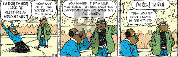 Cleats - Thursday March 31, 2005 Comic Strip