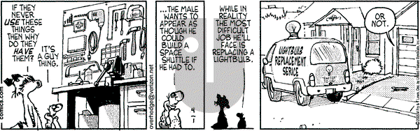 Over the Hedge on Friday April 1, 2005 Comic Strip